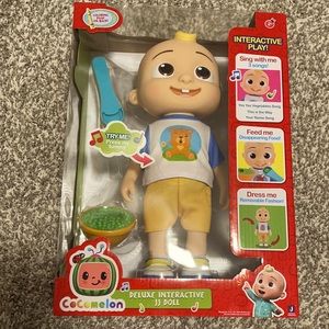 NEW CoComelon Official Deluxe Interactive JJ Doll